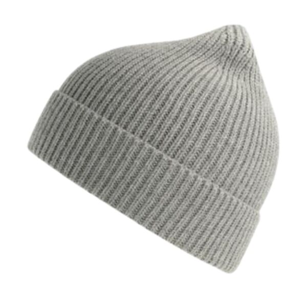Atlantis Fine Rib Knit Beanie with Cuff Thumbnail